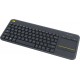 Ασύρματο Πληκτρολόγιο Logitech K400 Plus με Touchpad Αγγλικό (920-007145)