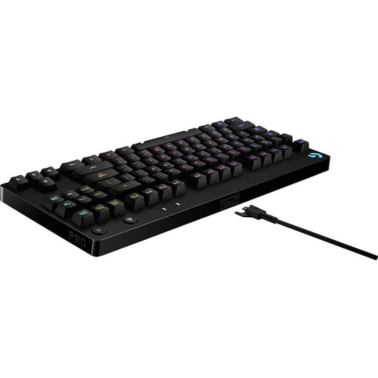 Gaming Πληκτρολόγιο Logitech G Pro TKL Clicky GX Blue (920-009392)
