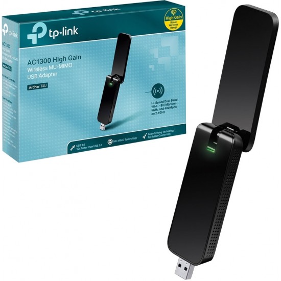 TP-LINK Archer T4U v3 Ασύρματος USB Αντάπτορας Δικτύου