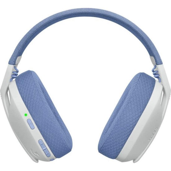 Logitech G435 Lightspeed Ασύρματο Over Ear Gaming Headset Λευκό (981-001074)