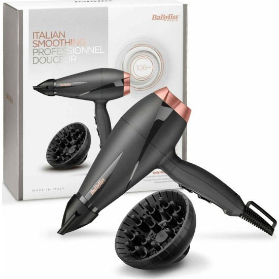 Επαγγελματικό Πιστολάκι Μαλλιών Babyliss Smooth Pro Ionic 2100W (6709DE)