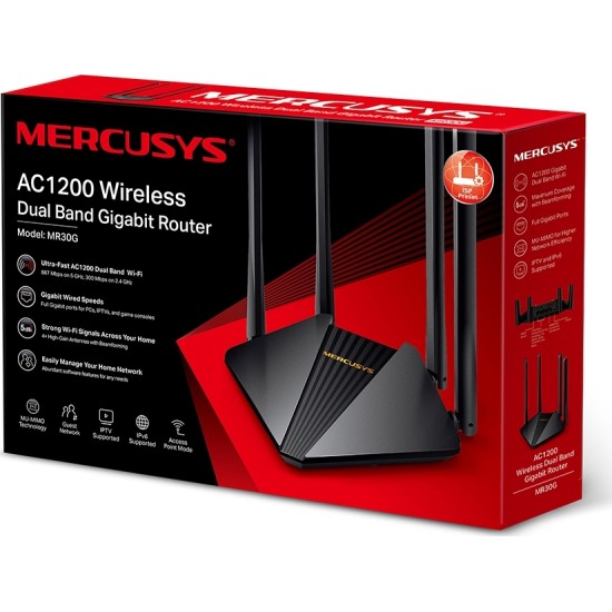 Wireless Router Mercusys MR30G v1 (MR30G)