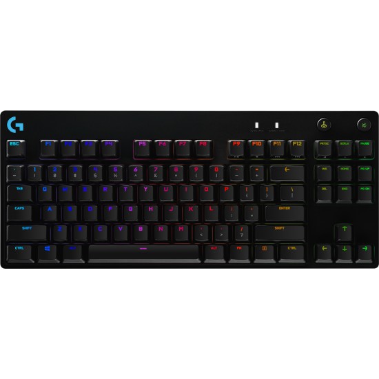 Gaming Πληκτρολόγιο Logitech G Pro TKL Clicky GX Blue (920-009392)