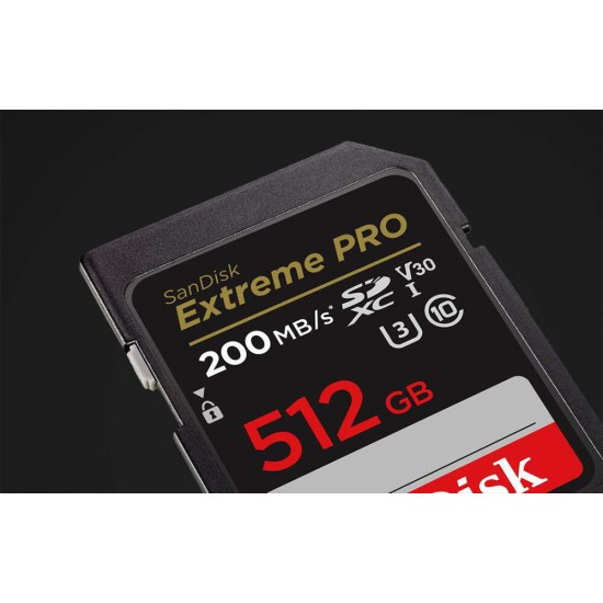 SanDisk 512GB Extreme PRO SDXC UHS-I Memory Card (SDSDXXD-512G-GN4IN)
