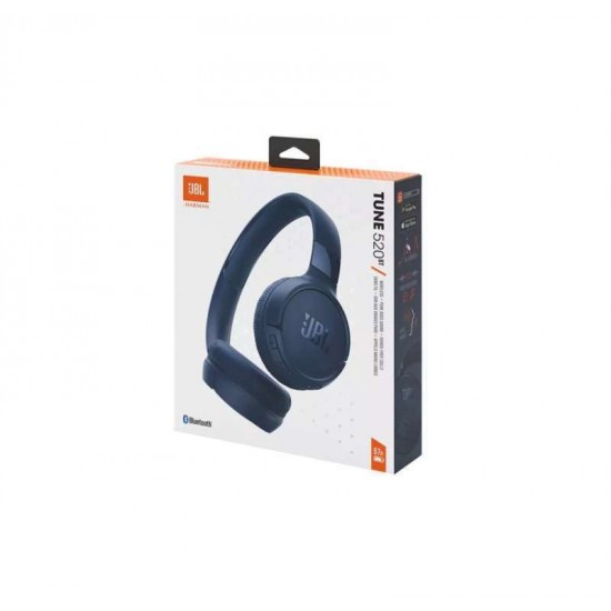 Ασύρματα Bluetooth On Ear Ακουστικά JBL Tune 520BT Μπλε (JBLT520BTBLU) Ασύρματα Bluetooth On Ear Ακουστικά JBL Tune 520BT Μπλε (JBLT520BTBLU)