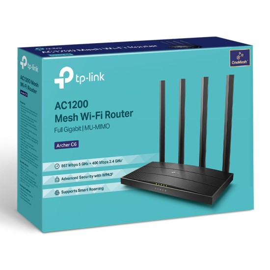 Wireless TP-Link Router Archer C6 v4
