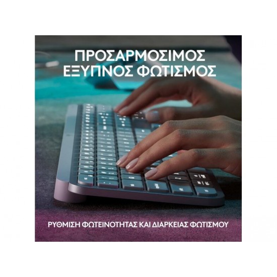 Πληκτρολόγιο Ασύρματο Logitech MX Keys S Graphite (920-011587)