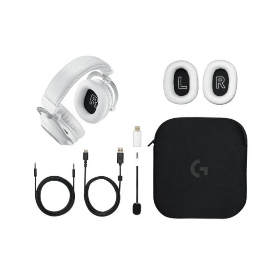 Logitech G Pro X 2 Lightspeed Wireless White (981-001269)