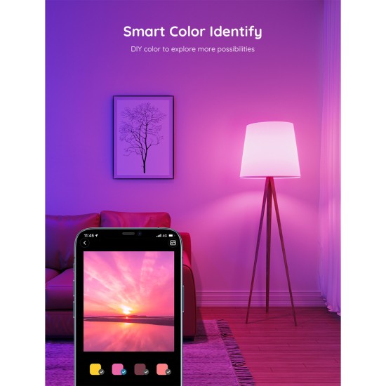 Govee Smart Λάμπα LED 9W E27 RGB 800lm (H6004)