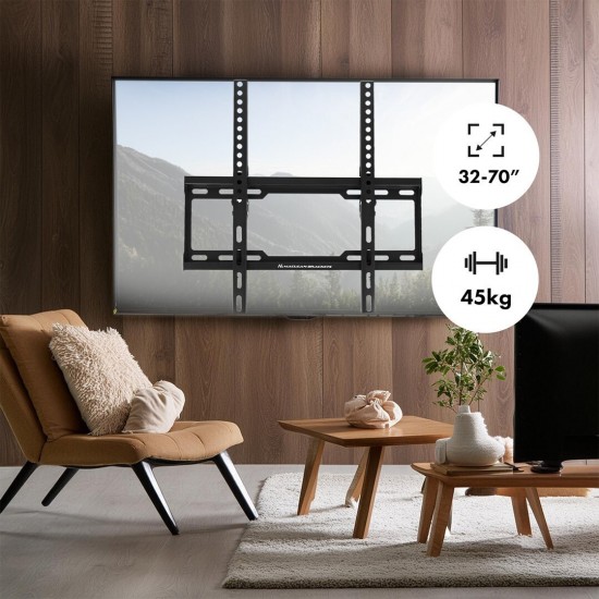 Βάση Τηλεόρασης Τοίχου Maclean Energy MC-412 έως 70" και 45kg
