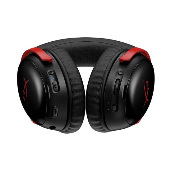 Gaming Headset HyperX Cloud III S Wireless Μαύρο / Κόκκινο (A59Z0AA)