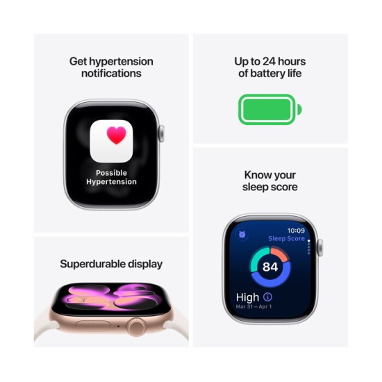 Apple Watch Series 11 46mm Jet Rose Gold M/L (MEV74)