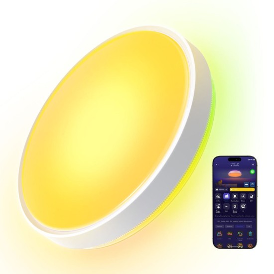 Govee Smart Πλαφονιέρα Οροφής 38εκ. (H60A6C01)