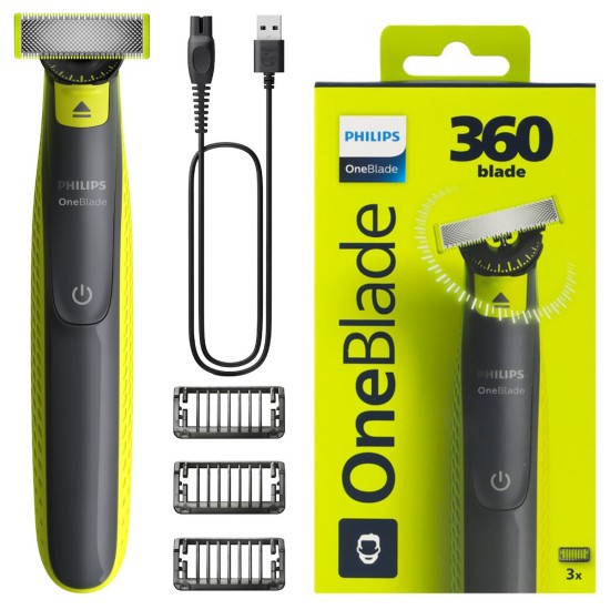 Philips Oneblade Ξυριστική Μηχανή Προσώπου Επαναφορτιζόμενη (QP2724/23)