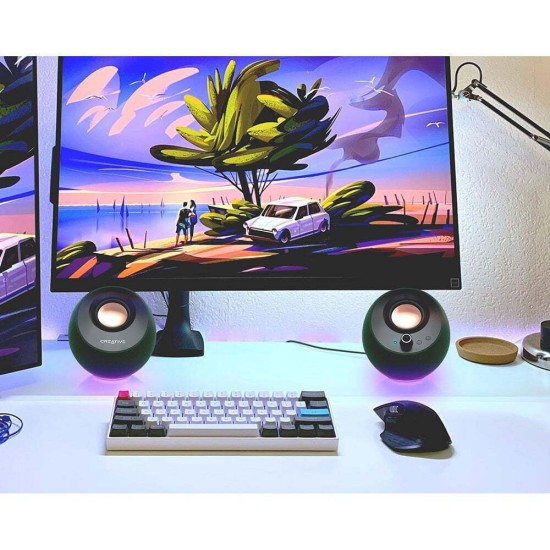 Ηχεία Υπολογιστή Creative Pebble Pro 10W Μαύρο (51MF1710AA000)