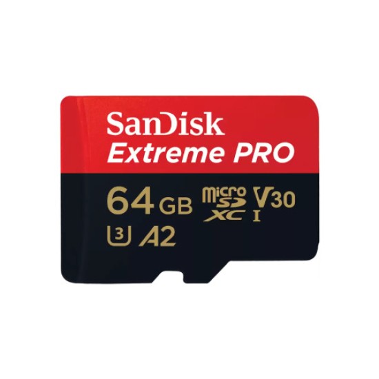 Sandisk Extreme Pro microSDXC 64GB Class 10 U3 V30 (SDSQXCU-064G-GN6MA)