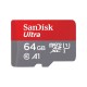 Sandisk Ultra microSDHC 64GB U1 A1 with Adapter (SDSQUAB-064G-GN6MA)