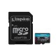 Κάρτα Μνήμης Kingston Canvas Go Plus microSDXC 128GB with Adapter (SDCG4/128GB)
