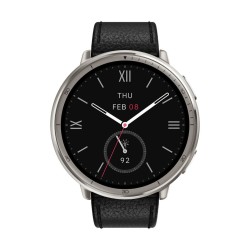 Amazfit Active 2 Stainless Steel 44mm Black Leather (W2433EU1N)
