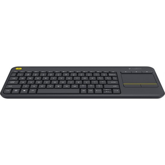 Ασύρματο Πληκτρολόγιο Logitech K400 Plus με Touchpad Αγγλικό (920-007145)