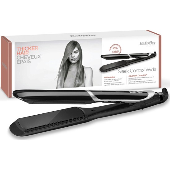 Πρέσα Μαλλιών Babyliss Sleek Control Wide (ST397E)