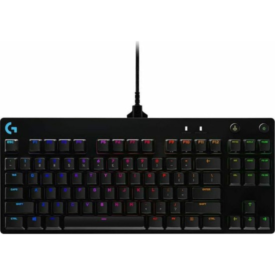 Gaming Πληκτρολόγιο Logitech G Pro TKL Clicky GX Blue (920-009392)