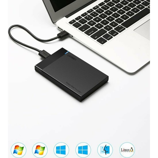 Θήκη για Σκληρό Δίσκο Ugreen 2.5" SATA III με σύνδεση USB3.0 (30847)