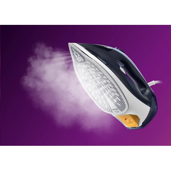 Philips Σίδερο Ατμού 2800W με Κεραμική Πλάκα και Συνεχόμενη Παροχή Ατμού Blue (DST7030/20)