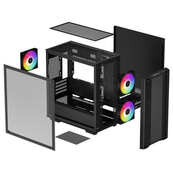Κουτί Υπολογιστή Deepcool CC360 Μαύρο (R-CC360-BKAPM3-G-1)
