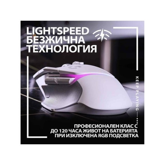Gaming Ποντίκι Logitech G502 X Plus LightSpeed Wireless White (910-006171)