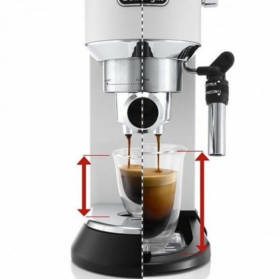 Αυτόματη Μηχανή Delonghi Espresso 1300W Πίεσης 15bar Λευκή (EC685.W)