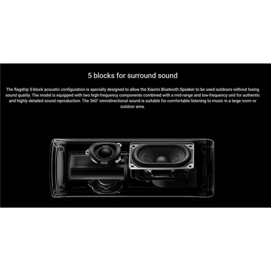 Ηχείο Bluetooth Xiaomi 40W Black (QBH4275GL)