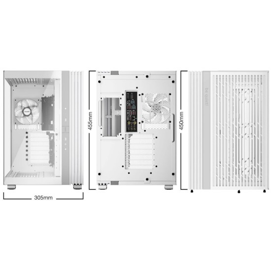 Κουτί Υπολογιστή Be Quiet Light Base 600 DX Λευκό (BGW68)