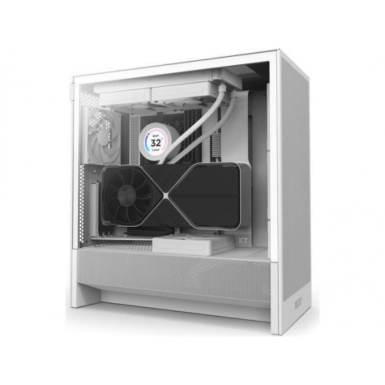 Κουτί Υπολογιστή NZXT H5 Flow White 2024 (CC-H52FW-01)