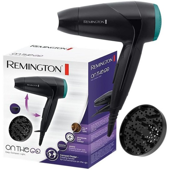 Πιστολάκι Μαλλιών Remington Black 2000W (D1500)