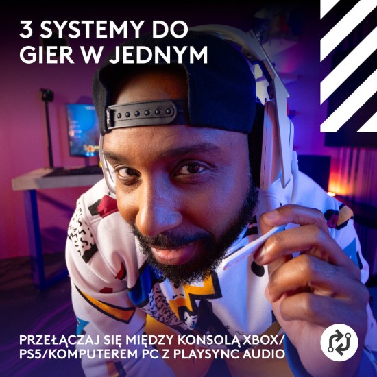 Headset Logitech Headset G Astro A50 Gen 5 Λευκό (939-002230)