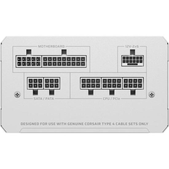 Τροφοδοτικό Corsair RM850e 850W Full Modular 80 Plus Gold White (CP-9020293-EU)