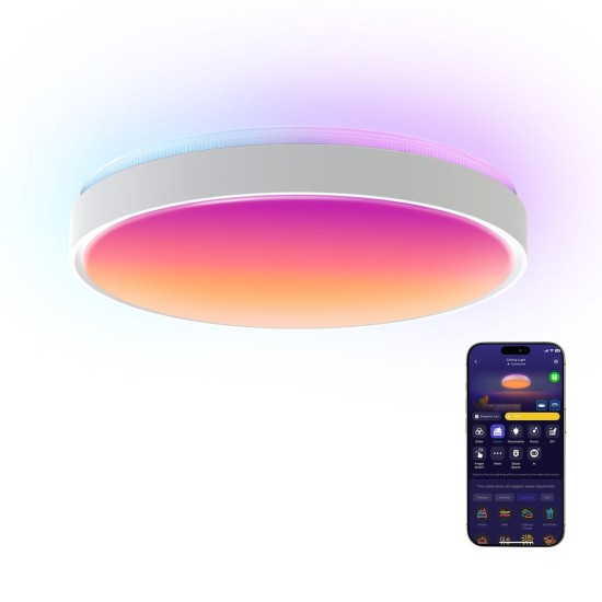 Govee Smart Πλαφονιέρα Οροφής 38εκ. (H60A6C01)