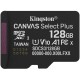 Κάρτα Μνήμης Kingston Canvas Select Plus microSDXC 128GB with Adapter (SDCS3/128GB)