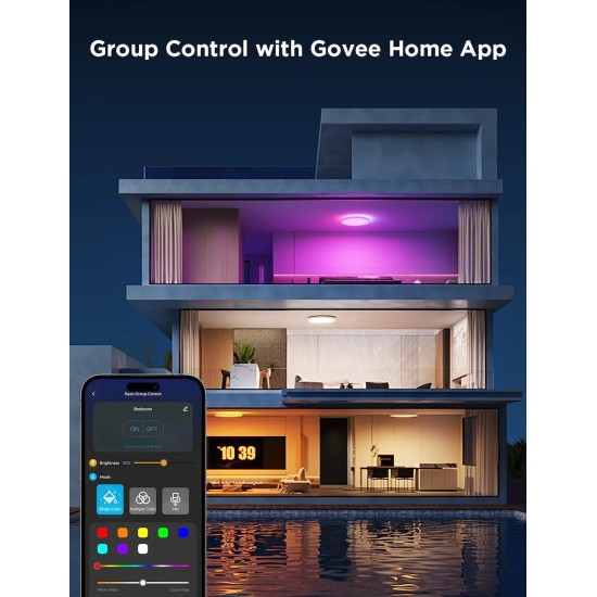 Govee Lamp Ceiling Smart RGBWW + RGBIC (H80A1C01)