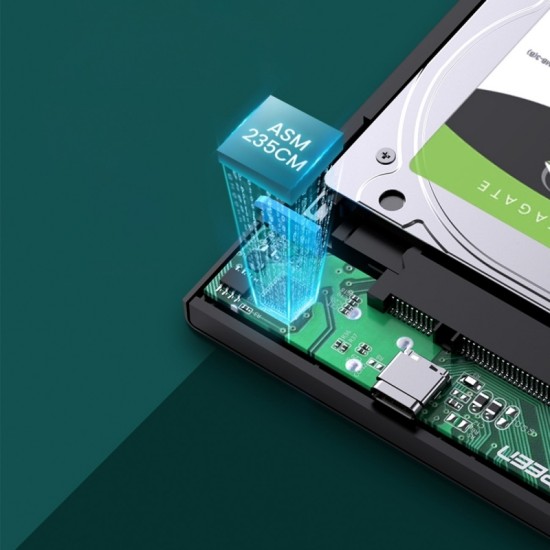 Θήκη για Σκληρό Δίσκο Ugreen 2.5" SATA III με σύνδεση USB 3.1 Type-C (US221)