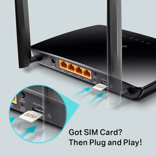 Wireless TP-Link Router 4G N300 TL-MR6400 v7.20