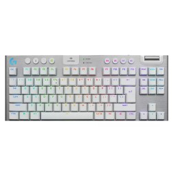Ασύρματο Gaming Πληκτρολόγιο Logitech G915 X Lightspeed TKL Λευκό Tactile Switch (920-012737)