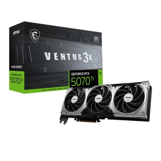 MSI GeForce RRTX 5070 Ti 16GB GDDR7 Ventus 3X OC (V531-092R)