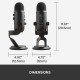 Μικρόφωνο Logitech Yeti USB Black (988-000229)