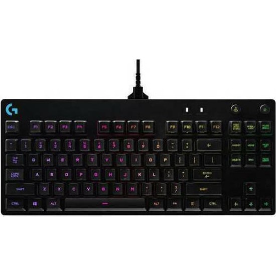 Gaming Πληκτρολόγιο Logitech G Pro TKL Clicky GX Blue (920-009392)