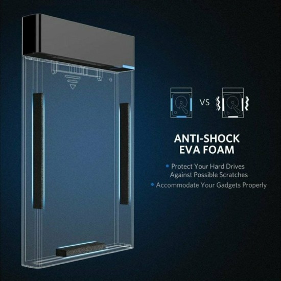 Θήκη για Σκληρό Δίσκο Ugreen 2.5" SATA III με σύνδεση USB 3.1 Type-C (US221)
