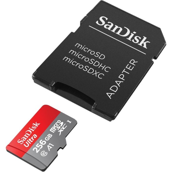 Sandisk Ultra microSDHC 256GB U1 A1 with Adapter (SDSQUAC-256G-GN6MA)
