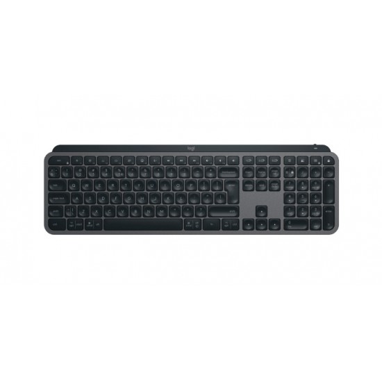 Πληκτρολόγιο Ασύρματο Logitech MX Keys S with Palm rest Graphite (920-011589)