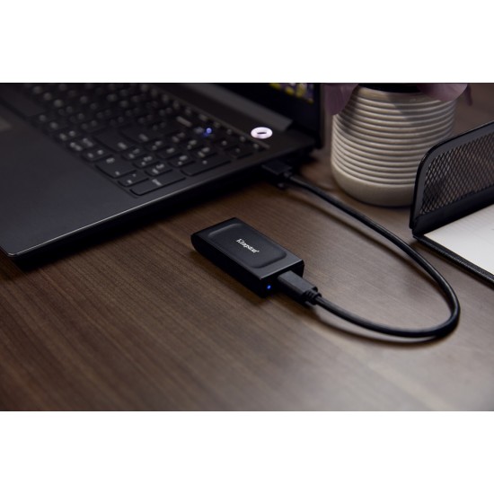 Kingston XS1000 USB-C Εξωτερικός SSD 1TB 1.8" Μαύρο (SXS1000/1000G)